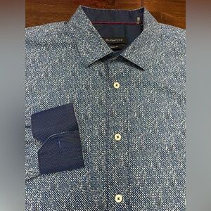 Bugatchi Flip Cuff Long Sleeve Button Up Shirt Men’s size L